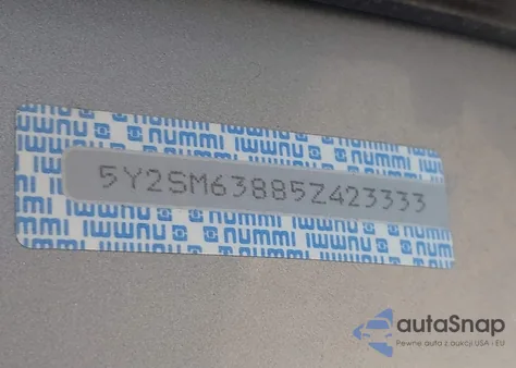 2005 Pontiac Vibe z USA, uszkodzony, nr VIN 5Y2SM63885Z423333